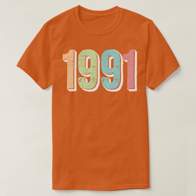 CAMISETA ANO DO NASCIMENTO DE 1991 (Frente do Design)