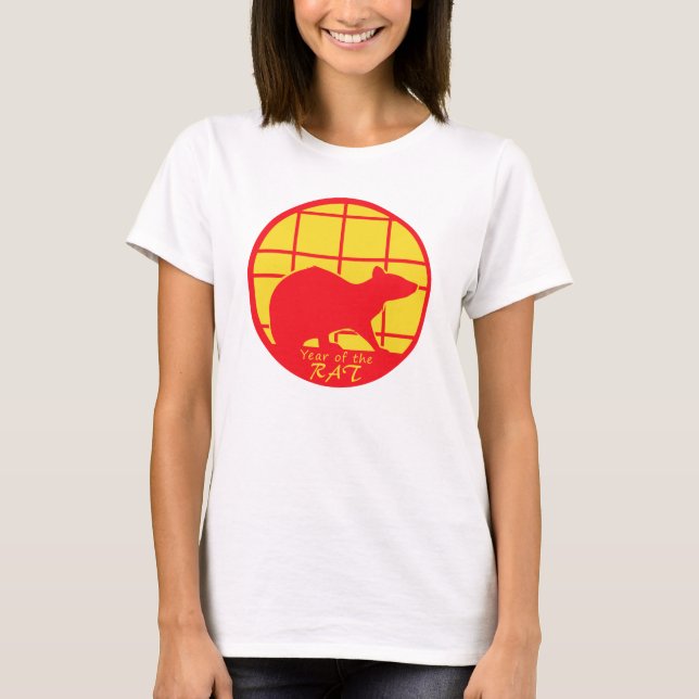 Camiseta Ano do Rato (Frente)
