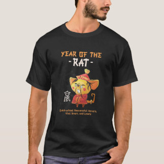 Camiseta Ano Do Rato Chinês - Sinal Zodiac
