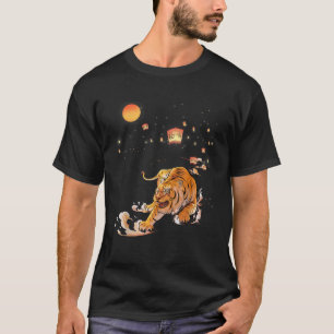 Camiseta ANO DO TIGER Crouching Tiger Happy Chinese Ne