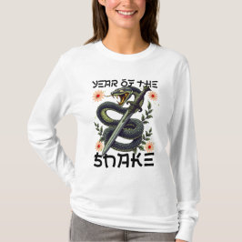Camiseta Ano do Zodíaco da Serpente Ano Novo Chinês