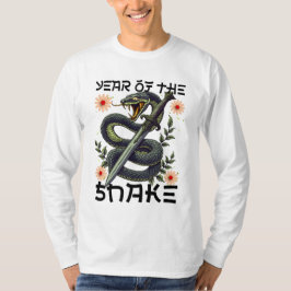 Camiseta Ano do Zodíaco da Serpente Ano Novo Chinês