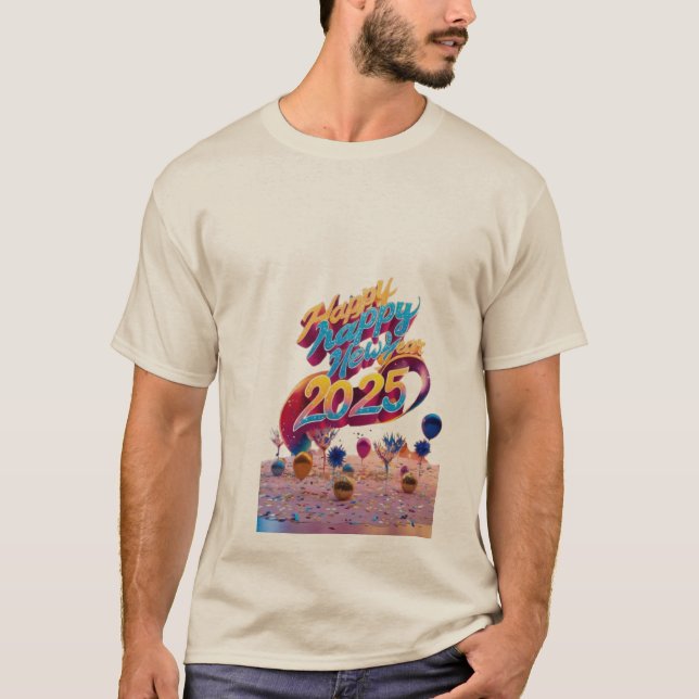 Camiseta Ano Novo 2025 (Frente)