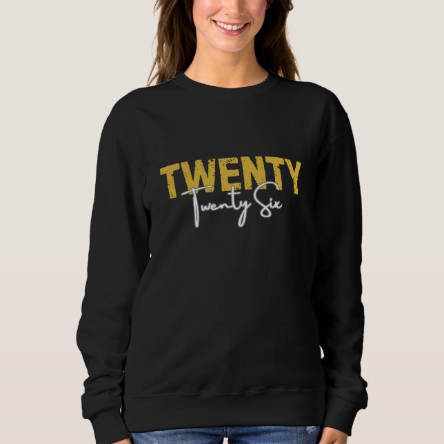 Camiseta Ano Novo 2026 Vinte e Vinte e Seis (Frente)