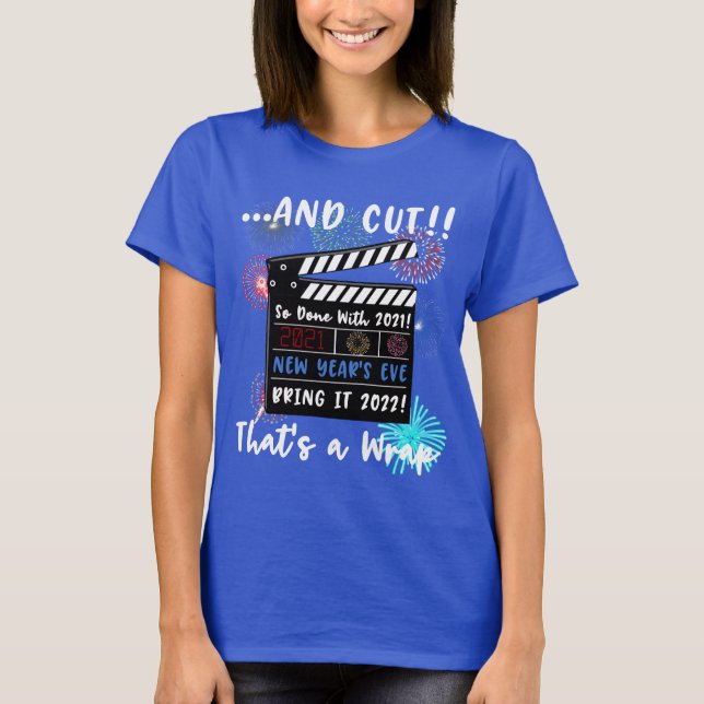 Camiseta Ano Novo — Ano Novo — Cotação Engraçada 2022 (Frente)