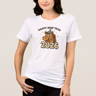 Camiseta Ano Novo Cavalo 2026