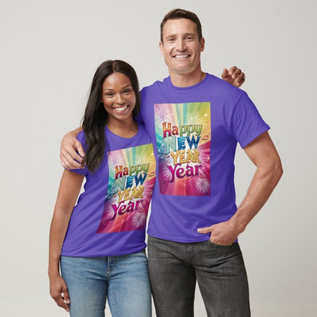 Camiseta Ano Novo, Cheio de Magia (Unissex)
