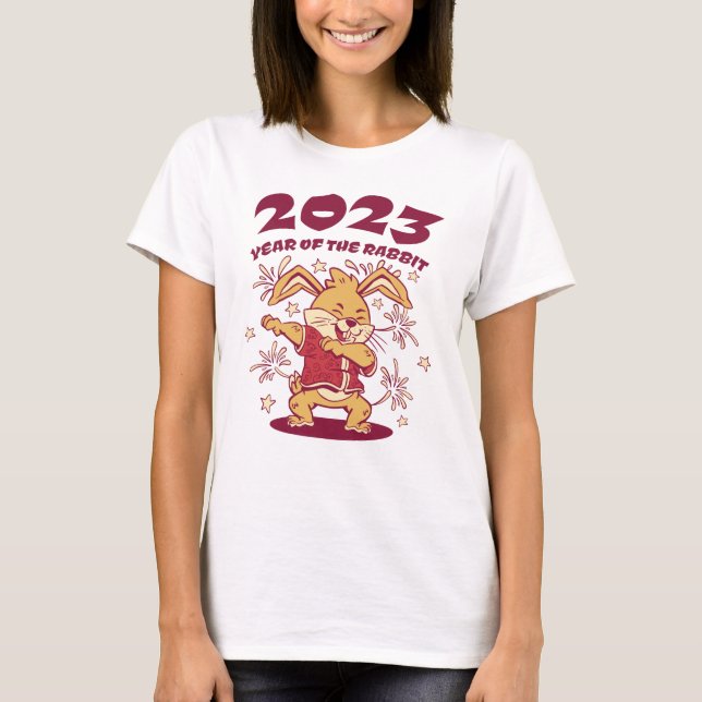 Camiseta Ano Novo Chinês 2023 - Ano do Coelho (Frente)