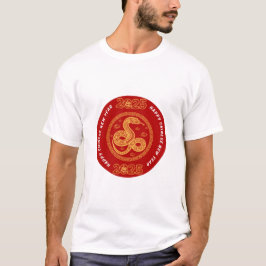 Camiseta Ano Novo Chinês 2025, Cobra Ano