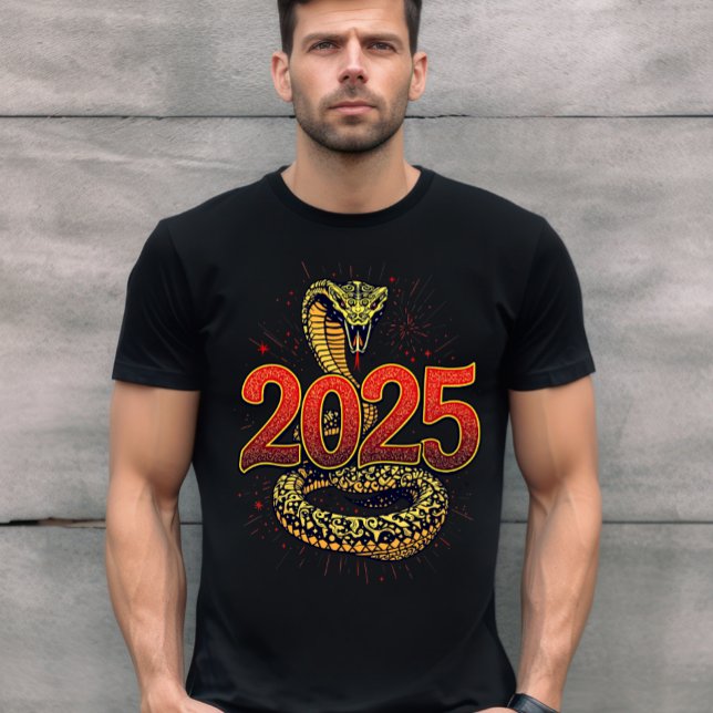 Camiseta Ano Novo Chinês - Ano Do Cobra 2025 (Criador carregado)