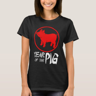 Camiseta Ano novo chinês - ano do porco