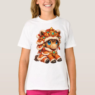 Camiseta Ano Novo Chinês Cavalo 2026 Zodíaco