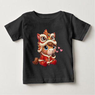 Camiseta Ano Novo Chinês Cavalo 2026 Zodíaco