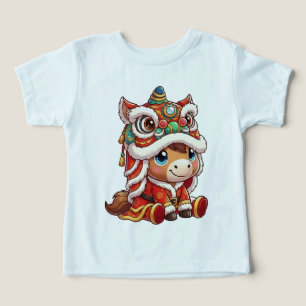 Camiseta Ano Novo Chinês Cavalo 2026 Zodíaco