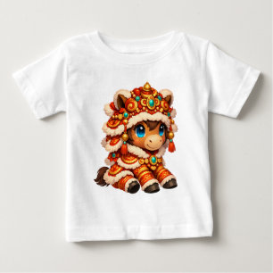 Camiseta Ano Novo Chinês Cavalo 2026 Zodíaco