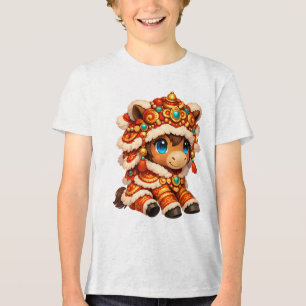 Camiseta Ano Novo Chinês Cavalo 2026 Zodíaco