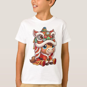 Camiseta Ano Novo Chinês Cavalo 2026 Zodíaco