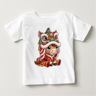 Camiseta Ano Novo Chinês Cavalo 2026 Zodíaco