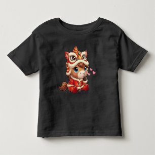 Camiseta Ano Novo Chinês Cavalo 2026 Zodíaco