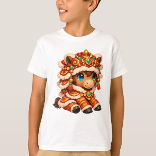 Camiseta Ano Novo Chinês Cavalo 2026 Zodíaco