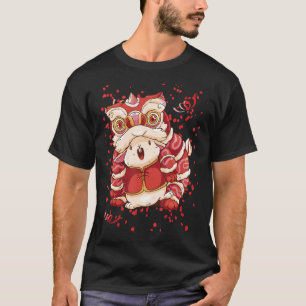 Camiseta Ano Novo Chines Da Dança Do Dragão De Coelho 20