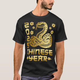 Camiseta Ano Novo Chinês Do Cobra 2025