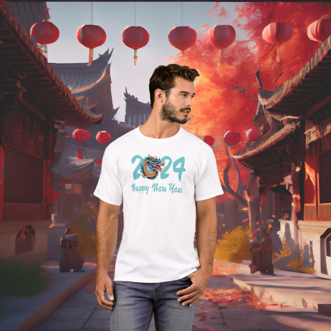 Camiseta Ano Novo Chinês do Dragão Chinês - Presente Zodíac (Criador carregado)