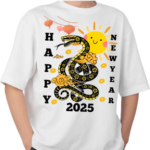 Camiseta Ano Novo Chinês feliz ano novo