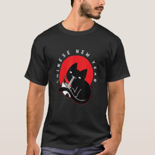 Camiseta Ano Novo Chinês Vietnamita 12 Zodíacos Caligrafia