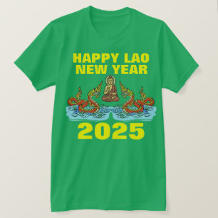 Camiseta Ano Novo do Laos 2 de junho de 2025