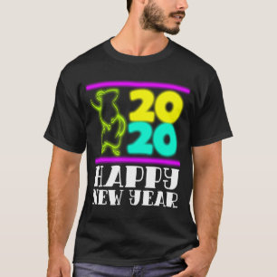 Camiseta Ano Novo do Rato 2020 Lunar Chinês Zodiac