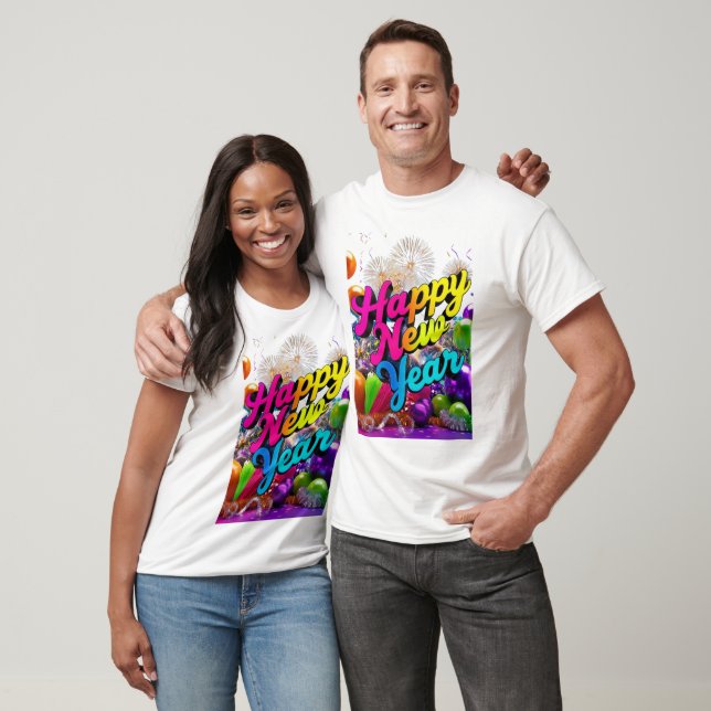 Camiseta Ano Novo, Esperanças Novas (Unissex)