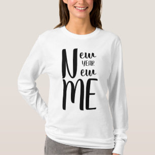 Camiseta Ano Novo Eu 🔥 Trazê-lo na Motivação das Mulh