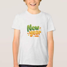 Camiseta ano novo festivo
