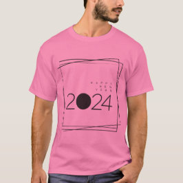 Camiseta Ano Novo Minimalista 2024