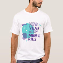 Ano Novo, novas memórias - Camisa-T Inspirativa