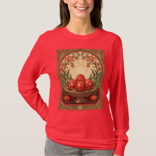Camiseta Ano Novo Persa Natureza-Morta Ovos Ornamentais de