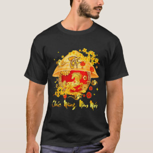 Camiseta Ano Novo Tet Cavalo Vietnamita Lunar