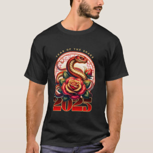Camiseta Ano Novo Tradicional Chinês 2025 Ano do Carvalho