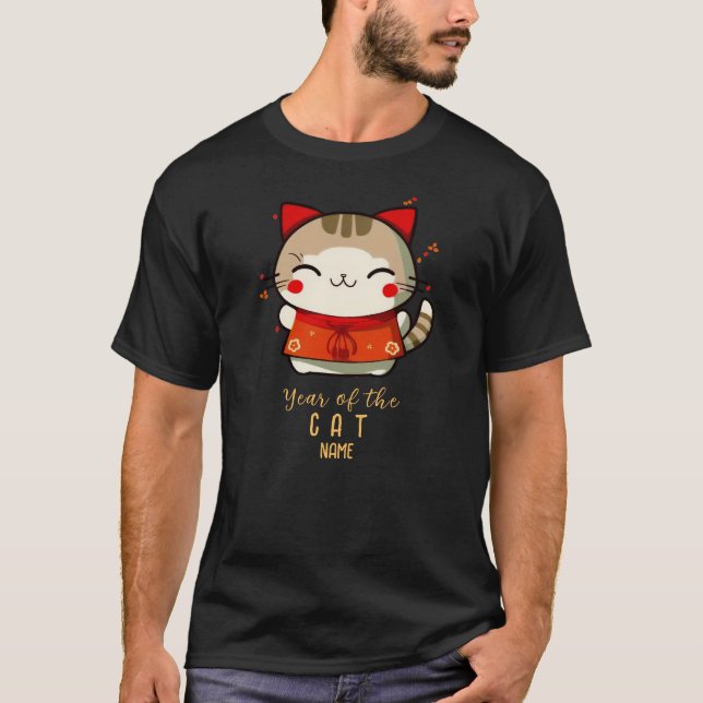 Camiseta Ano Novo Vietnamita do Cat 2023 - Tess (Frente)