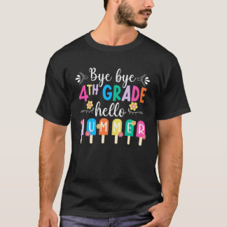 Camiseta Ano Passado Da Escola No Último Dia Do 4º G