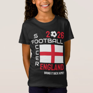 Camiseta Ano Personalizado 2026 INGLATERRA Futebol Soccer