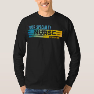 Camiseta Ano Personalizado de Graduação de Especialidades E