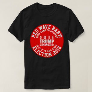 Camiseta Ano vermelho da eleição da revolução do trunfo