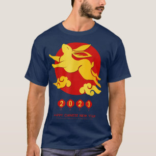 Camiseta Ano Zodíaco Chinês Do Coelho Chinês Novo Iéa