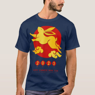 Camiseta Ano Zodíaco Chinês Do Coelho Chinês Novo Iéa