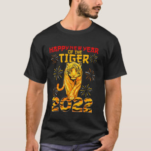 Camiseta Ano Zodíaco Chinês Do Tigre - Sinal Animal Lunar