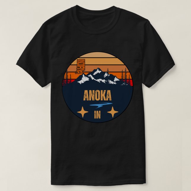 Camiseta Anoka, Indiana (Frente do Design)