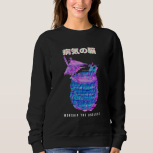 Camiseta Anomalia Estética Vaporwave 80s Ananás Retro
