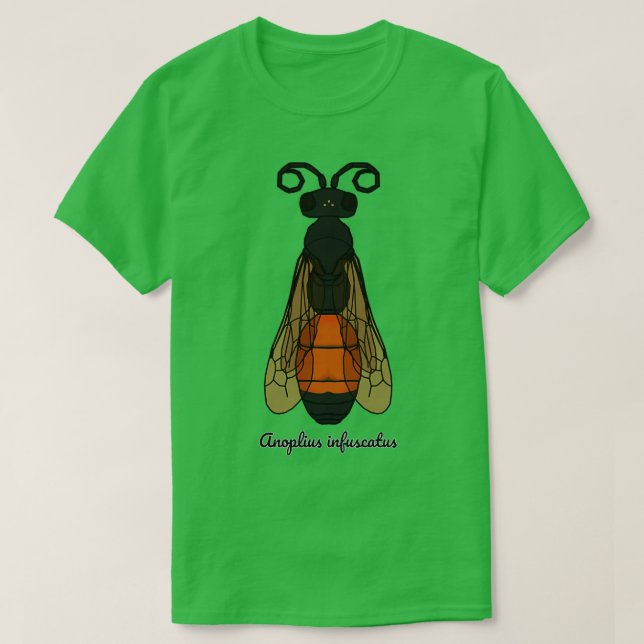 Camiseta Anoplius infuscatus (Frente do Design)